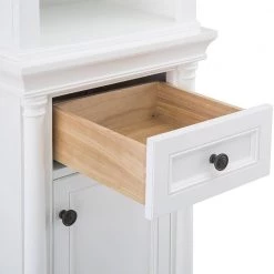 Home Decorators Collection Strousse 21 in. W x 72 in. D Linen Cabinet in White -Bathroom Cabinets Shop white home decorators collection linen cabinets srwl2172 77 1000