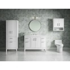 KOHLER Seer 24 in. W Wall Mount Cabinet in White 14 KOHLER Seer 24 in. W Wall Mount Cabinet in White -Bathroom Cabinets Shop white kohler bathroom wall cabinets k 33557 asb 0 40 1000