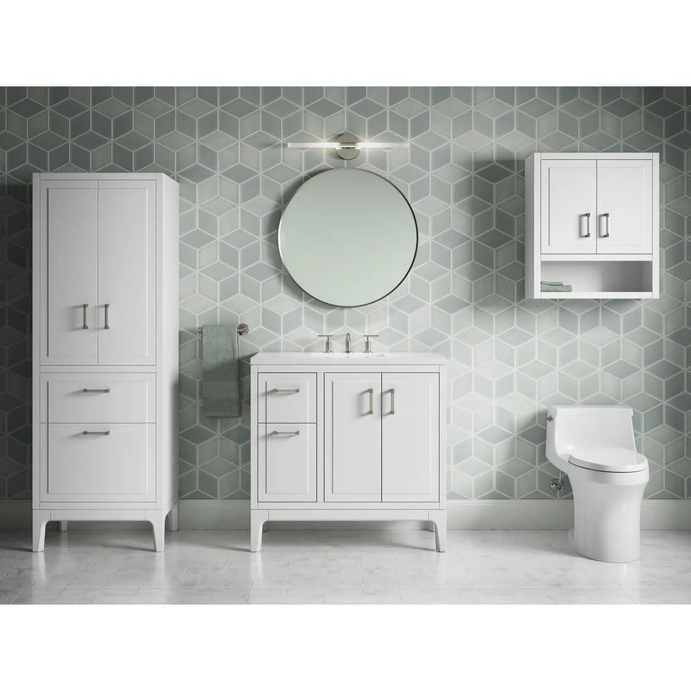 KOHLER Seer 24 in. W Wall Mount Cabinet in White 6 KOHLER Seer 24 in. W Wall Mount Cabinet in White - Image 4