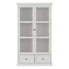 FUFU&GAGA 39.4 in. W x 15.7 in. D x 70.9 in. H White Wood Freestanding Bathroom Linen Cabinet with Shelves and Drawers 1 FUFU&GAGA 39.4 in. W x 15.7 in. D x 70.9 in. H White Wood Freestanding Bathroom Linen Cabinet with Shelves and Drawers -Bathroom Cabinets Shop white linen cabinets kf260026 012 c 64 1000