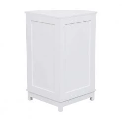 Tunuo 24.72 in. W x 17.5 in. D x 31 in. H White Freestanding Corner Bathroom Linen Cabinet with Shelf -Bathroom Cabinets Shop white linen cabinets sf 2917477wt fa 1000