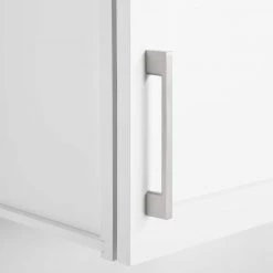OVE Decors Caby 18 in. W x 12.99 in. D x 30 in. H White Bathroom Wall Cabinet -Bathroom Cabinets Shop white ove decors bathroom wall cabinets 15fwcr caby18 0 1f 1000