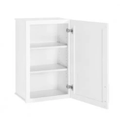 OVE Decors Caby 18 in. W x 12.99 in. D x 30 in. H White Bathroom Wall Cabinet -Bathroom Cabinets Shop white ove decors bathroom wall cabinets 15fwcr caby18 0 a0 1000