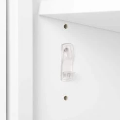 OVE Decors Caby 18 in. W x 12.99 in. D x 30 in. H White Bathroom Wall Cabinet -Bathroom Cabinets Shop white ove decors bathroom wall cabinets 15fwcr caby18 0 c3 1000