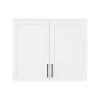 OVE Decors Caby 36 in. W x 12.99 in. D x 30 in. H White Bathroom Wall Cabinet -Bathroom Cabinets Shop white ove decors bathroom wall cabinets 15fwcr caby36 0 64 1000
