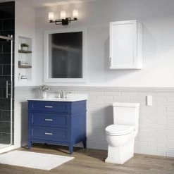 OVE Decors Caby 18 in. W x 12.99 in. D x 30 in. H White Bathroom Wall Cabinet (2-Pack) -Bathroom Cabinets Shop white ove decors bathroom wall cabinets 15kwcr caby18 0 31 1000