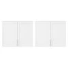 OVE Decors Caby 36 in. W x 12.99 in. D x 30 in. H White Bathroom Wall Cabinet (2-Pack) 1 OVE Decors Caby 36 in. W x 12.99 in. D x 30 in. H White Bathroom Wall Cabinet (2-Pack) -Bathroom Cabinets Shop white ove decors bathroom wall cabinets 15kwcr caby36 0 64 1000
