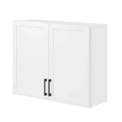 OVE Decors Caby 36 in. W x 12.99 in. D x 30 in. H White Bathroom Wall Cabinet (2-Pack) -Bathroom Cabinets Shop white ove decors bathroom wall cabinets 15kwcr caby36 0 77 1000