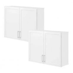 OVE Decors Caby 36 in. W x 12.99 in. D x 30 in. H White Bathroom Wall Cabinet (2-Pack) -Bathroom Cabinets Shop white ove decors bathroom wall cabinets 15kwcr caby36 0 e1 1000