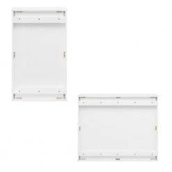 OVE Decors Caby 18 in. W and 38 in. W x 12.99 in. D x 30 in. H White Bathroom Wall Cabinet Set -Bathroom Cabinets Shop white ove decors bathroom wall cabinets 15kwcr cabym1 0 66 1000
