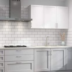 OVE Decors Caby 18 in. W and 38 in. W x 12.99 in. D x 30 in. H White Bathroom Wall Cabinet Set -Bathroom Cabinets Shop white ove decors bathroom wall cabinets 15kwcr cabym1 0 a0 1000