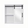 Puluomis 23.6 in. W x 24 in. H x 5.3 in. D Bathroom Storage Wall Cabinet with Mirrors and Adjustable Shelves in White 2 Puluomis 23.6 in. W x 24 in. H x 5.3 in. D Bathroom Storage Wall Cabinet with Mirrors and Adjustable Shelves in White -Bathroom Cabinets Shop white puluomis bathroom wall cabinets us ba004 wh x 64 1000