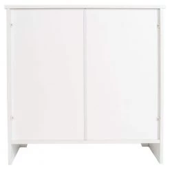 Redmon Contemporary Country 23.5 in.W x 11.7 in.D x 23.5 in. H Free Standing Double Door Cabinet With Wainscot Panels in White 11 Redmon Contemporary Country 23.5 in.W x 11.7 in.D x 23.5 in. H Free Standing Double Door Cabinet With Wainscot Panels in White -Bathroom Cabinets Shop white redmon linen cabinets 5224wh 66 1000