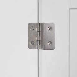 RiverRidge Home Ashland 23-4/5 in. W x 25-2/5 in. H x 8-43/50 in. D 2-Door Bathroom Storage Wall Cabinet in White -Bathroom Cabinets Shop white riverridge home bathroom wall cabinets 06 084 76 1000