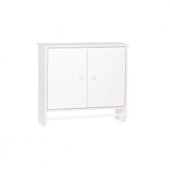 RiverRidge Home Medford Collection 22.06 in. W x 7.75 in. D x 20.19 in. H 2-Door Wall Cabinet in White