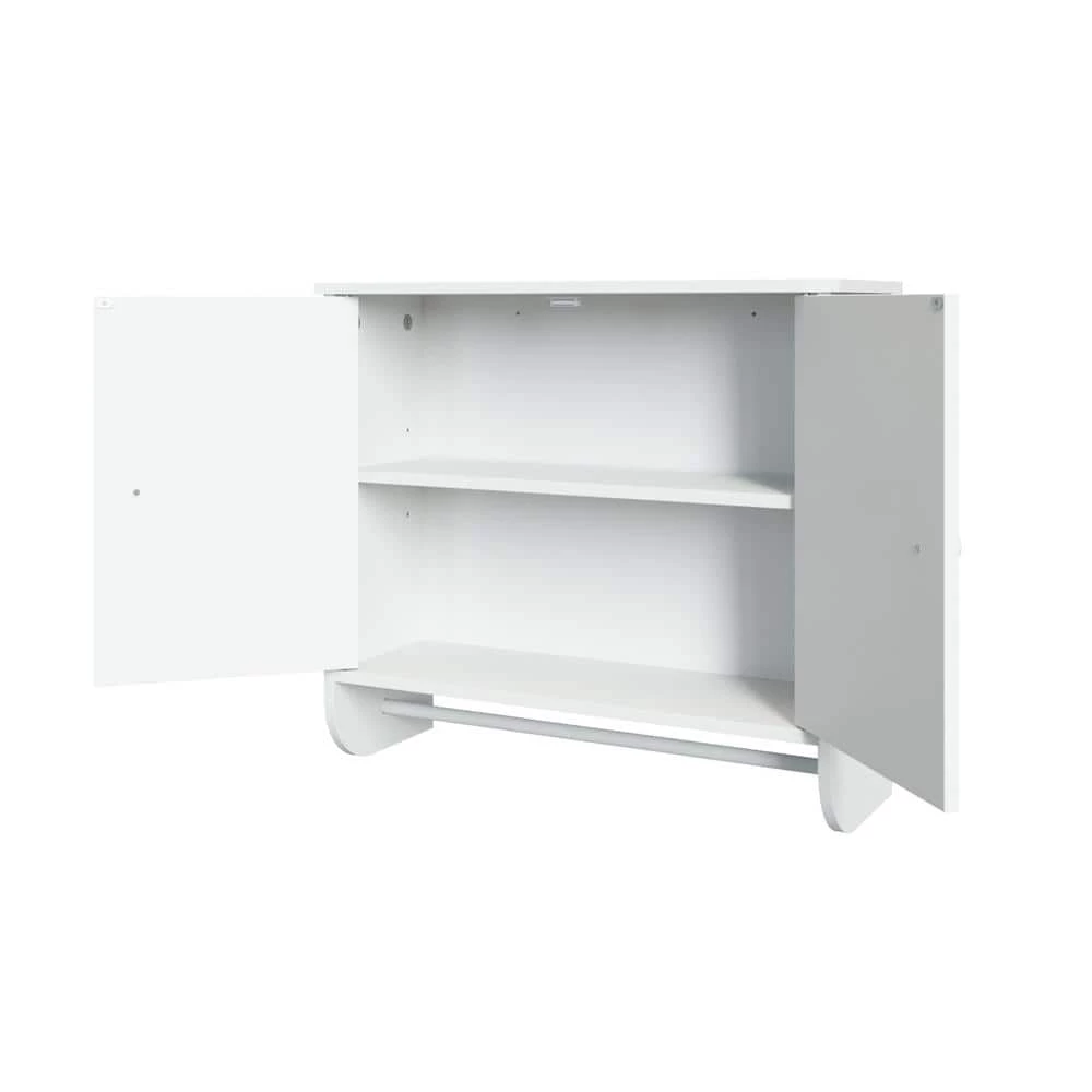 RiverRidge Home Medford Collection 22.06 in. W x 7.75 in. D x 20.19 in. H 2-Door Wall Cabinet in White 5 RiverRidge Home Medford Collection 22.06 in. W x 7.75 in. D x 20.19 in. H 2-Door Wall Cabinet in White - Image 3