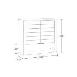 RiverRidge Home Madison 22.88 in. W 2-Door Wall Cabinet in White -Bathroom Cabinets Shop white riverridge home bathroom wall cabinets 06 109 44 1000