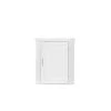 RiverRidge Home Somerset 20.5 in. W Corner Wall Cabinet in White 2 RiverRidge Home Somerset 20.5 in. W Corner Wall Cabinet in White -Bathroom Cabinets Shop white riverridge home bathroom wall cabinets 06 138 64 1000