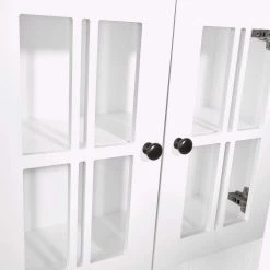 RiverRidge Home Danbury 22.69 in. W x 24.25 in. H x 7.75 in. D Two Door Wall Cabinet in White -Bathroom Cabinets Shop white riverridge home bathroom wall cabinets 06 164 76 1000