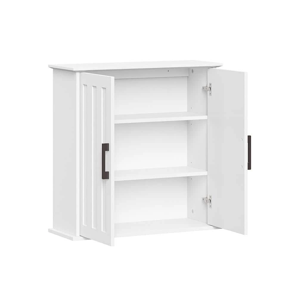 RiverRidge Home Monroe 23.63 in. W Bathroom Wall Cabinet in White 8 RiverRidge Home Monroe 23.63 in. W Bathroom Wall Cabinet in White - Image 6