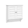 RiverRidge Home Brookfield 23.5 in. W Wall Cabinet in White -Bathroom Cabinets Shop white riverridge home bathroom wall cabinets 06 193 64 1000