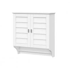 RiverRidge Home Brookfield 23.5 in. W Wall Cabinet in White -Bathroom Cabinets Shop white riverridge home bathroom wall cabinets 06 193 e1 1000