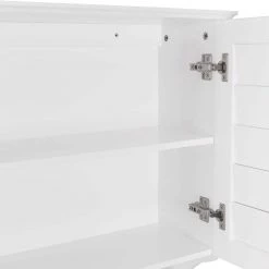RiverRidge Home Brookfield 23.5 in. W Wall Cabinet in White -Bathroom Cabinets Shop white riverridge home bathroom wall cabinets 06 193 fa 1000