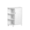 RiverRidge Home Ellsworth 23-5/8 in. W x 31-1/10 in. H Bathroom Linen Storage Floor Cabinet with Side Shelves in White -Bathroom Cabinets Shop white riverridge home linen cabinets 06 025 64 1000