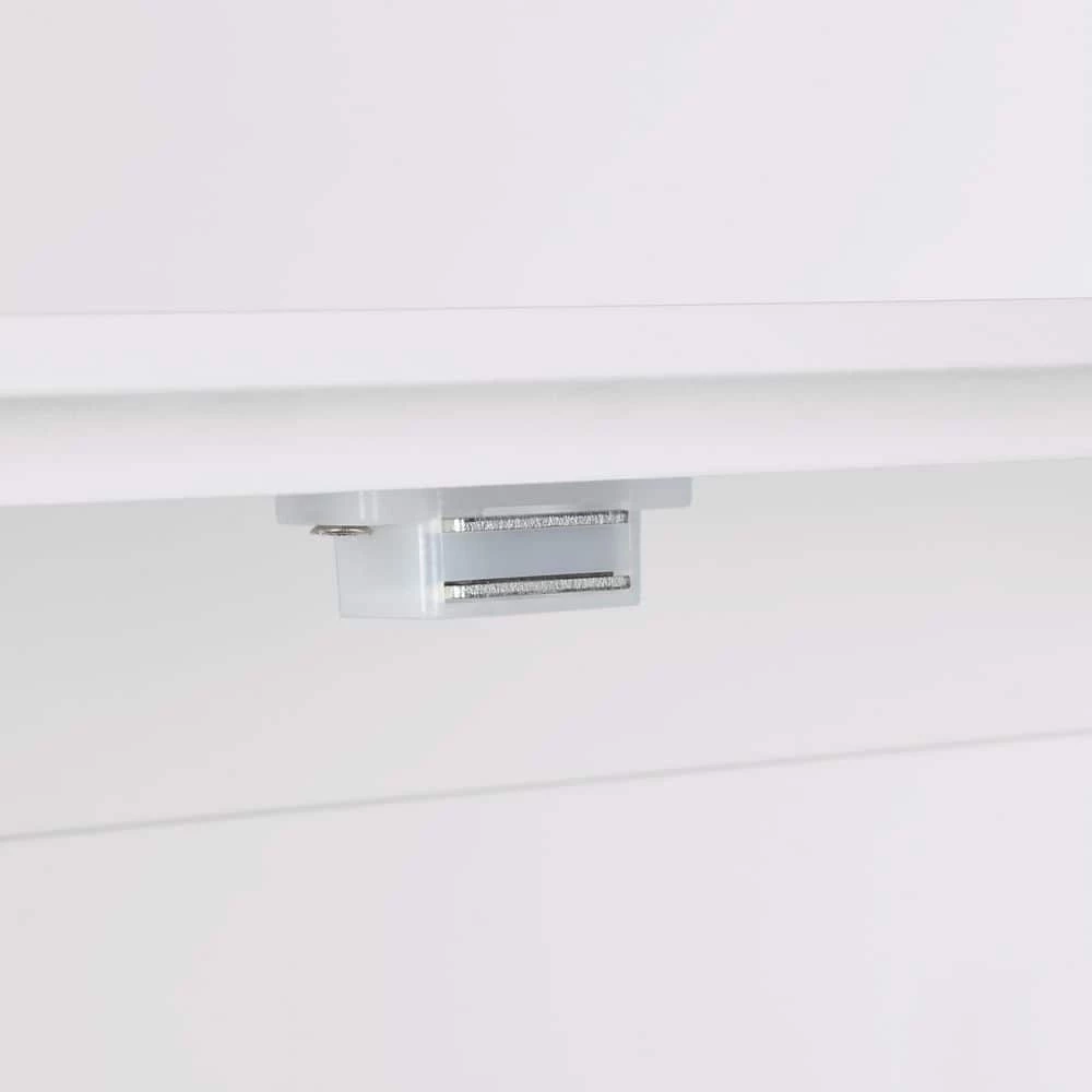 RiverRidge Home Ellsworth 18 in. L x 31-1/4 in. H x 25-1/2 in. H Freestanding MDF 3-Shelf Corner Cabinet in White 6 RiverRidge Home Ellsworth 18 in. L x 31-1/4 in. H x 25-1/2 in. H Freestanding MDF 3-Shelf Corner Cabinet in White - Image 4