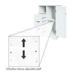 RiverRidge Home Ashland 22 in. W x 32 in. H Bathroom Linen Storage Floor Cabinet in White 19 RiverRidge Home Ashland 22 in. W x 32 in. H Bathroom Linen Storage Floor Cabinet in White -Bathroom Cabinets Shop white riverridge home linen cabinets 06 086 a0 1000