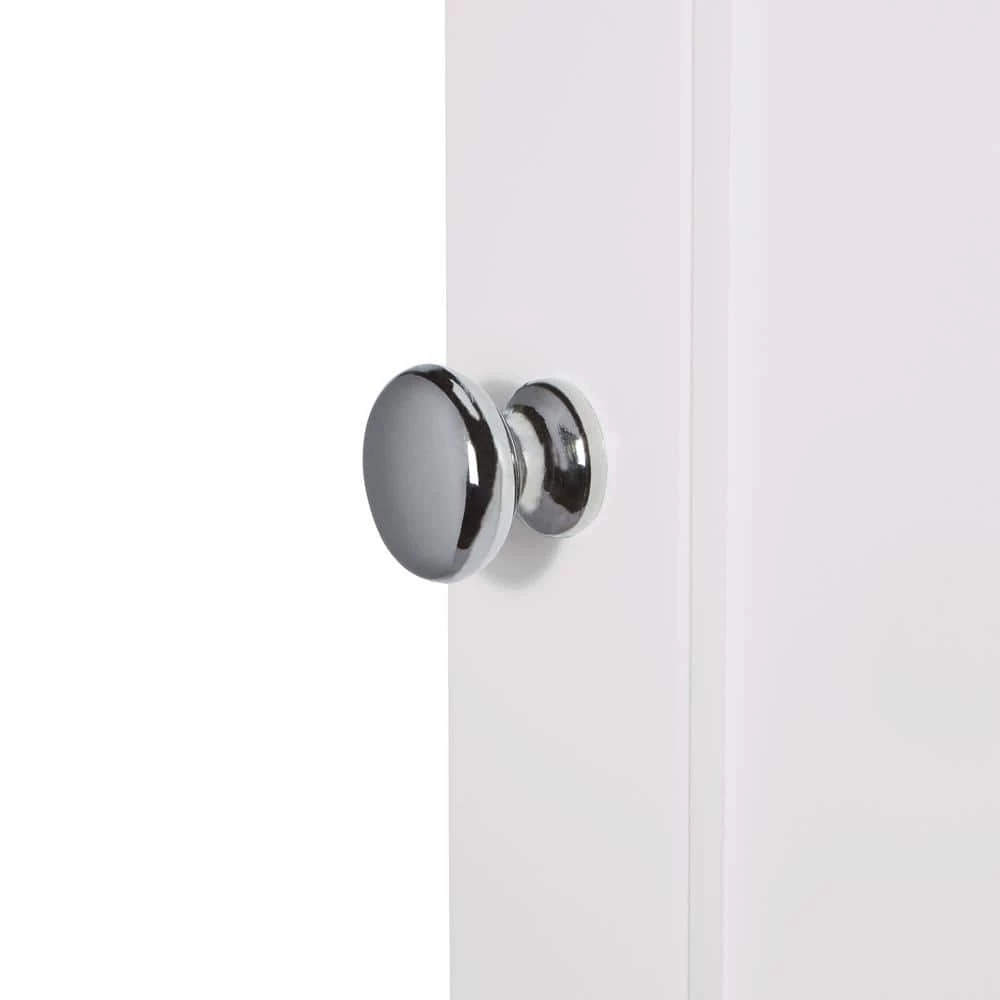 RiverRidge Home Ashland 22 in. W x 32 in. H Bathroom Linen Storage Floor Cabinet in White 14 RiverRidge Home Ashland 22 in. W x 32 in. H Bathroom Linen Storage Floor Cabinet in White - Image 12