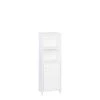 RiverRidge Home Medford Collection 15.75 in. W x 11.75 in. D x 46 in. H Tall Floor Cabinet in White -Bathroom Cabinets Shop white riverridge home linen cabinets 06 106 64 1000