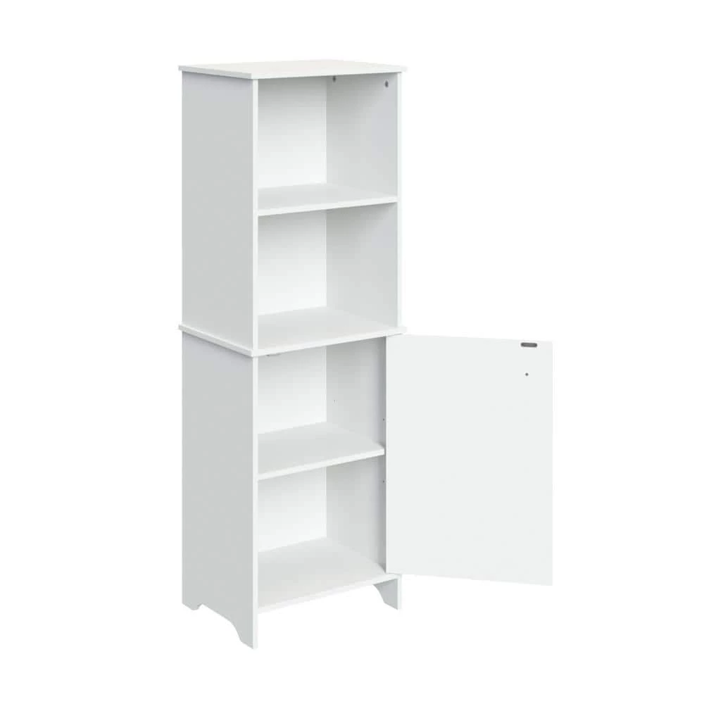 RiverRidge Home Medford Collection 15.75 in. W x 11.75 in. D x 46 in. H Tall Floor Cabinet in White 5 RiverRidge Home Medford Collection 15.75 in. W x 11.75 in. D x 46 in. H Tall Floor Cabinet in White - Image 3