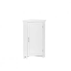 RiverRidge Home Somerset 20.5 in. W x 14.5 in. D x 32 in. H Single Door Corner Cabinet in White -Bathroom Cabinets Shop white riverridge home linen cabinets 06 137 c3 1000