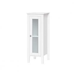 RiverRidge Home Prescott 11.75 in. W x 32 in. H x 13 in. D Slim Single Door Floor Cabinet in White -Bathroom Cabinets Shop white riverridge home linen cabinets 06 162 e1 1000