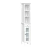 RiverRidge Home Prescott 11.75 in. W x 60 in. H x 13 in. D Slim Tall Cabinet in White -Bathroom Cabinets Shop white riverridge home linen cabinets 06 163 64 1000