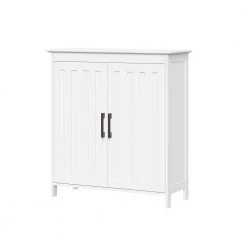 RiverRidge Home Monroe 27.25 in. W x 11 in. D x 29.88 in. H Floor Cabinet in White -Bathroom Cabinets Shop white riverridge home linen cabinets 06 183 e1 1000