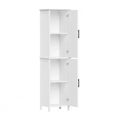 RiverRidge Home Monroe 14.75 in. W x 13.38 in. D x 60 in. H White Tall Cabinet -Bathroom Cabinets Shop white riverridge home linen cabinets 06 185 44 1000