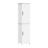 RiverRidge Home Monroe 14.75 in. W x 13.38 in. D x 60 in. H White Tall Cabinet -Bathroom Cabinets Shop white riverridge home linen cabinets 06 185 64 1000