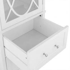 Teamson Home Florence 60 in. H Linen Tower in White -Bathroom Cabinets Shop white teamson home linen cabinets elg 636 1f 1000