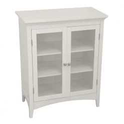 Teamson Home Wilshire 26 in. W x 32 in. H x 13 in. D 2-Door Bathroom Linen Storage Floor Cabinet in White 7 Teamson Home Wilshire 26 in. W x 32 in. H x 13 in. D 2-Door Bathroom Linen Storage Floor Cabinet in White -Bathroom Cabinets Shop white teamson home linen cabinets hd17060 c3 1000