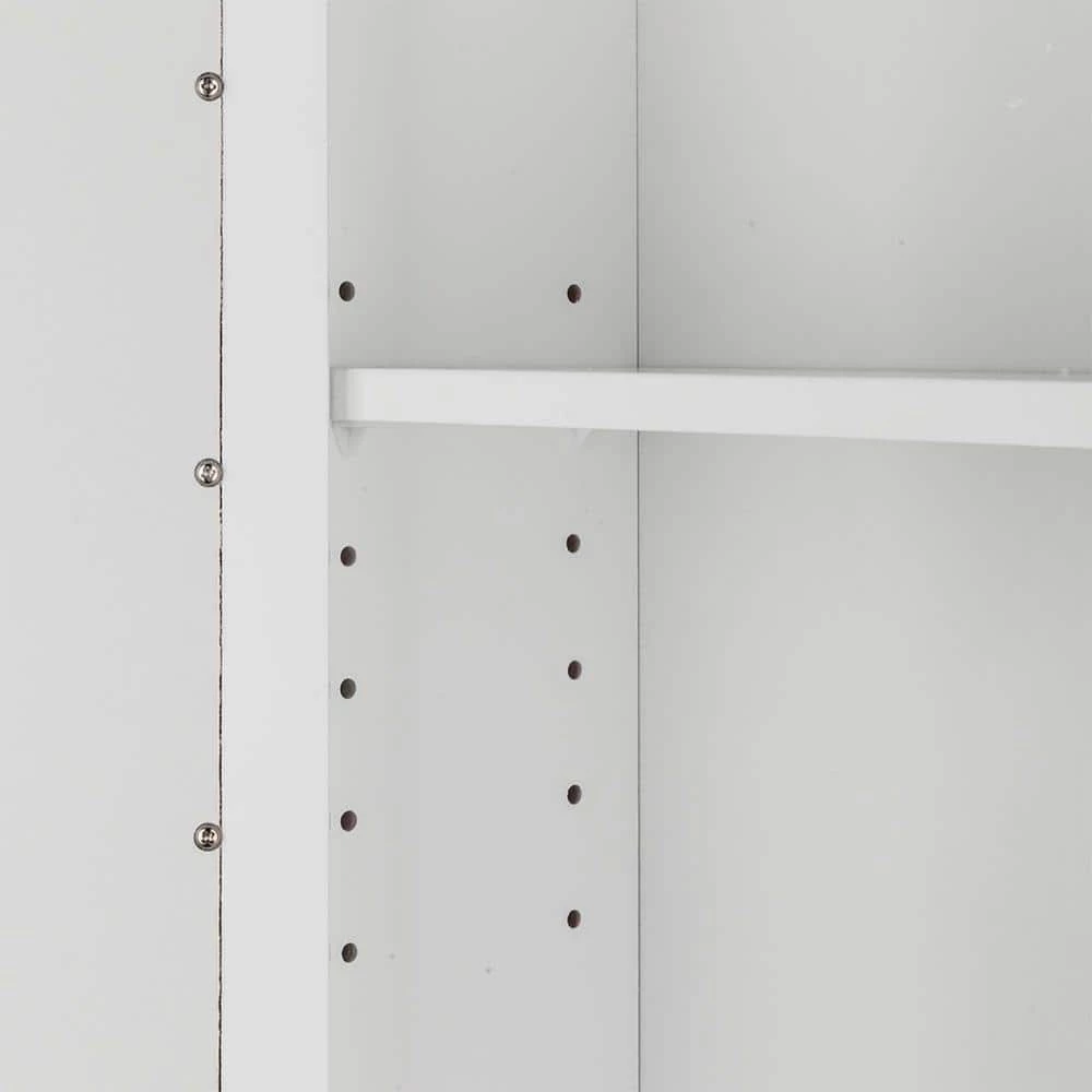 Whatseaso 23.6 in. W x 6.5 in. D x 22.8 in. H Bathroom Storage Wall Cabinet 4 Whatseaso 23.6 in. W x 6.5 in. D x 22.8 in. H Bathroom Storage Wall Cabinet - Image 2