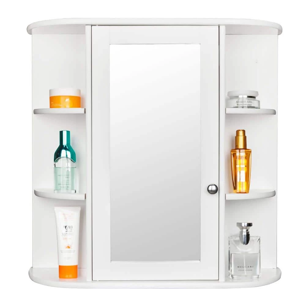 Whatseaso 23.6 in. W x 6.5 in. D x 22.8 in. H Bathroom Storage Wall Cabinet 7 Whatseaso 23.6 in. W x 6.5 in. D x 22.8 in. H Bathroom Storage Wall Cabinet - Image 5