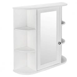 Whatseaso 23.6 in. W x 6.5 in. D x 22.8 in. H Bathroom Storage Wall Cabinet 19 Whatseaso 23.6 in. W x 6.5 in. D x 22.8 in. H Bathroom Storage Wall Cabinet -Bathroom Cabinets Shop white whatseaso bathroom wall cabinets lnn sy110503690 fa 1000