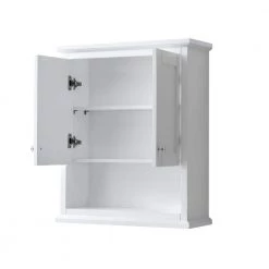 Bathroom Cabinets Shop -Bathroom Cabinets Shop white with polished chrome trim wyndham collection bathroom wall cabinets wcv2323wcwh c3 1000