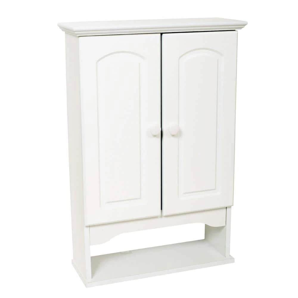 Zenna Home 20.8 in. W x 30.5 in. H Bathroom Storage Wall Cabinet in White 10 Zenna Home 20.8 in. W x 30.5 in. H Bathroom Storage Wall Cabinet in White - Image 8