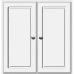 Simplicity by Strasser Ultraline 24 in. W x 5.5 in. D x 25 in. H Simplicity Wall Cabinet/Toilet Topper/Over the John in Winterset